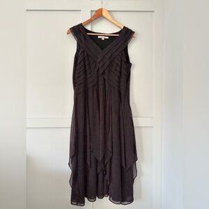 Jacques Vert Elegant Polka Dot Sleeveless Dress